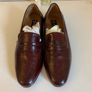Brown Leather Loafers, Made in Italy